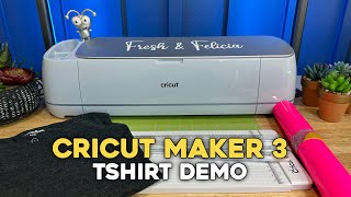 DIY T-Shirts in MINUTES with Cricut Maker 3