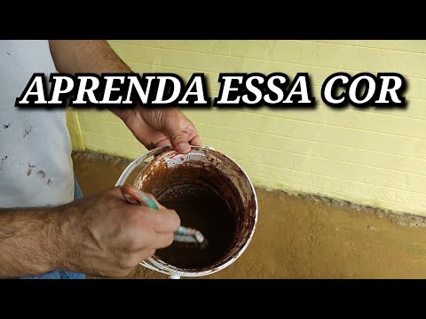 APRENDA ESSA COR - Cor para Efeito Madeira - Fácil e Rápido