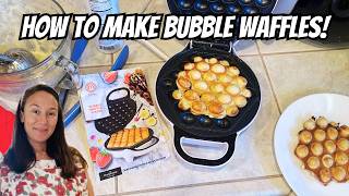 First Time Making Bubble Waffles! Are They Hard to Make? (Vegan Hong Kong Bubble Waffle Recipe)
