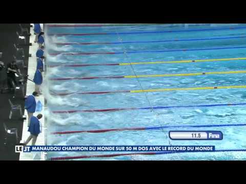 Florent Manaudou explose le record du 50 m dos