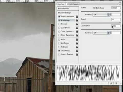Create a Rain Brush in Photoshop |