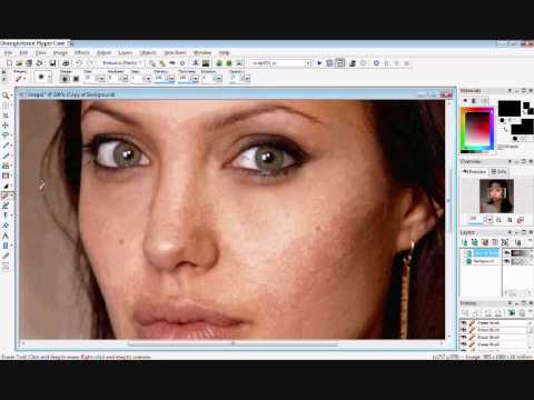 How to do a Makeover on Paint Shop Pro - Part 1 - Perfecting the Skin
