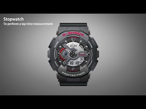 VYRIŠKAS LAIKRODIS CASIO G-SHOCK GA-110-1AER (zd136a) video