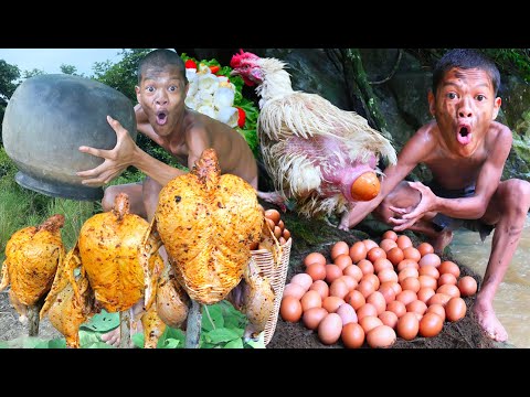 Kmeng Prey - Cooking Chicken and egg