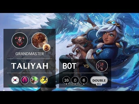 Taliyah Bot vs Lucian - KR Grandmaster Patch 9.7