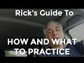 Music Lesson How And What To Practice On Your Instrument
