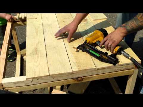 Mothers day surprise- Wood pallet Kitchen Island