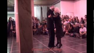 ELSA QUATTROCCHI y JULIO DUPLÁA bailando el tango JUNTO A TU CORAZON en FLOREAL MILONGA