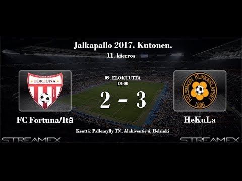 Jalkapallo Kutonen. FC Fortuna/Itä - HeKuLa 2-3.