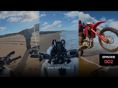 Beach Riding Gone Wild | Ténéré 700 & CRF 250 | Pure Exhaust ASMR