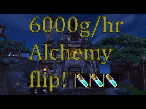 World of Warcraft Gold guide 6000gold/hr with alchemy