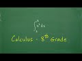 Calculus – taught at the 8th grade level