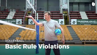 Basic rule violations | Volleyball