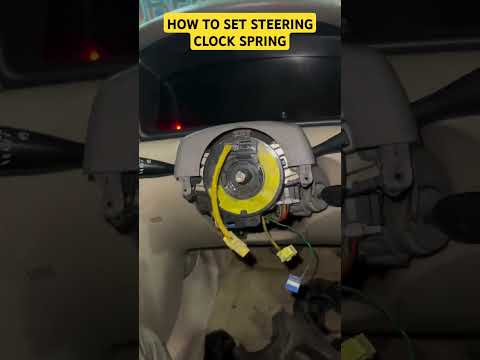 How to set steering clock spring #shorts #shortvideo