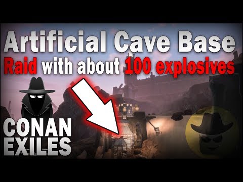 Artificial Cave Base - Raid with about 100 explosives