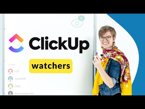 Watchers & ClickUp Notifications | Tutorial for beginner ClickUp users managing notifications