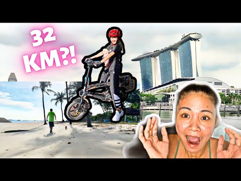 CYCLING AT EAST COAST PARK SINGAPORE TO MARINA BAY SANDS | SINGAPORE'S BIGGEST PARK