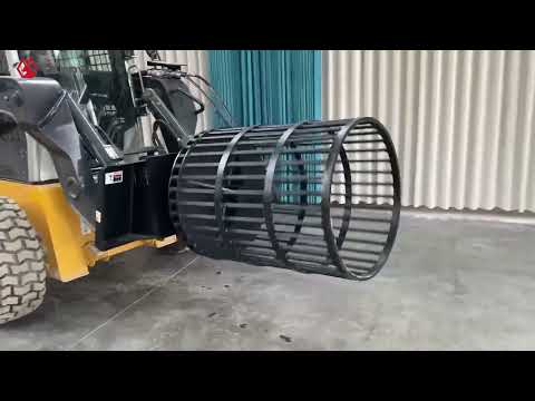 Landy Attachment Rotary Rock Picker 30" Dia Drum Model, 55" Length