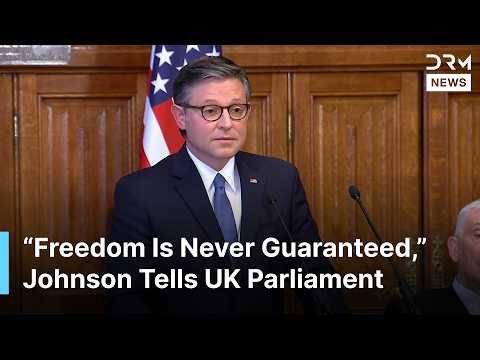 FULL SESSION: US House Speaker Mike Johnson Addresses UK Parliament | AC1G