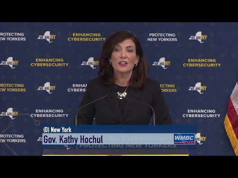 NY State Governor Kathy Hochul Addressing Cyberattacks