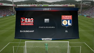 preview picture of video 'EA Guingamp - Olympique Lyonnais [FIFA 15] | Ligue 1 2014-2015 (31ème Journée) | CPU Vs. CPU'