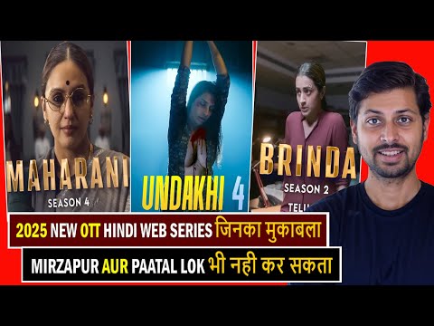 Top 9 New Release Ott Hindi Web Series 2025 Sonyliv,Hoichoi,Netflix