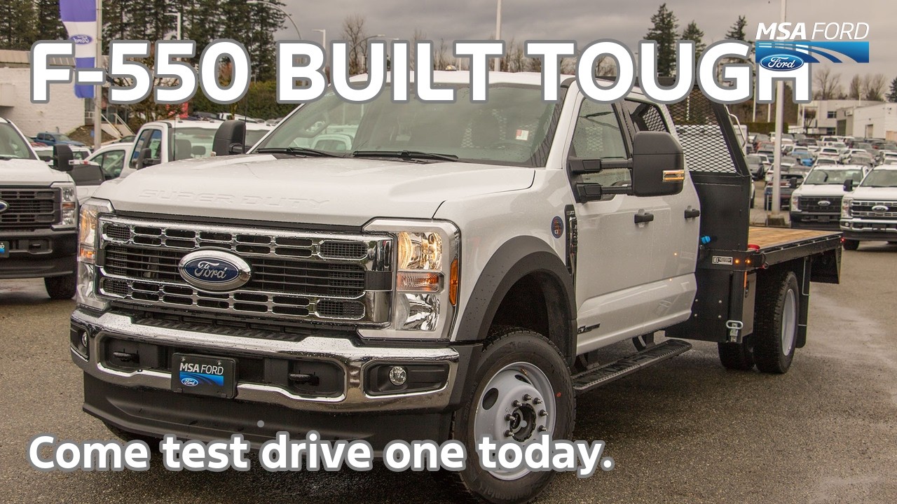 The Ultimate Work Truck: 2024 Ford F-550 XLT Crew Chassis Walkaround