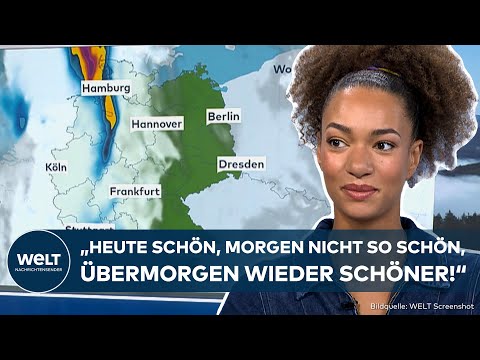 WELT WETTER: Kaltfront trifft Westen – Osten genießt letzte Sommertage