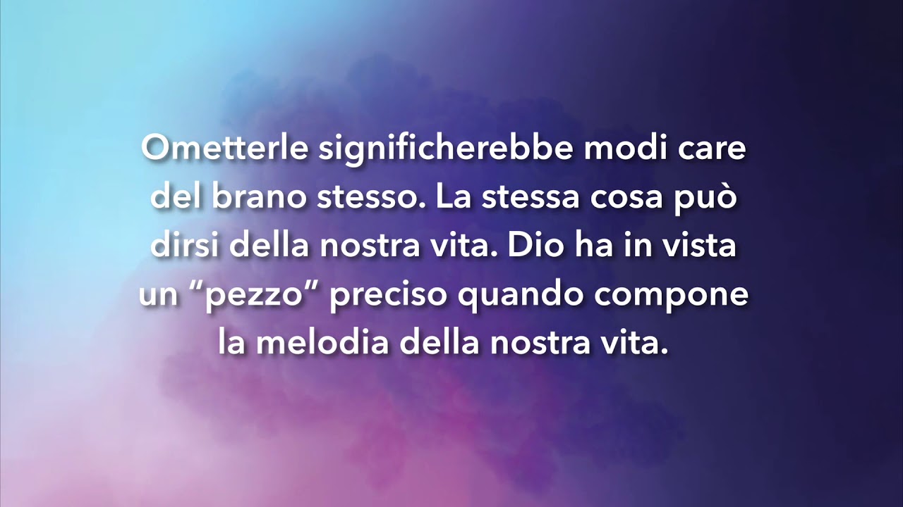 Meditazione Calendario"Parole di Vita" del 4 novembre 2019