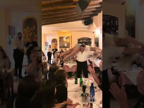 Dinner in Greece #greekdancing #greece #zorba