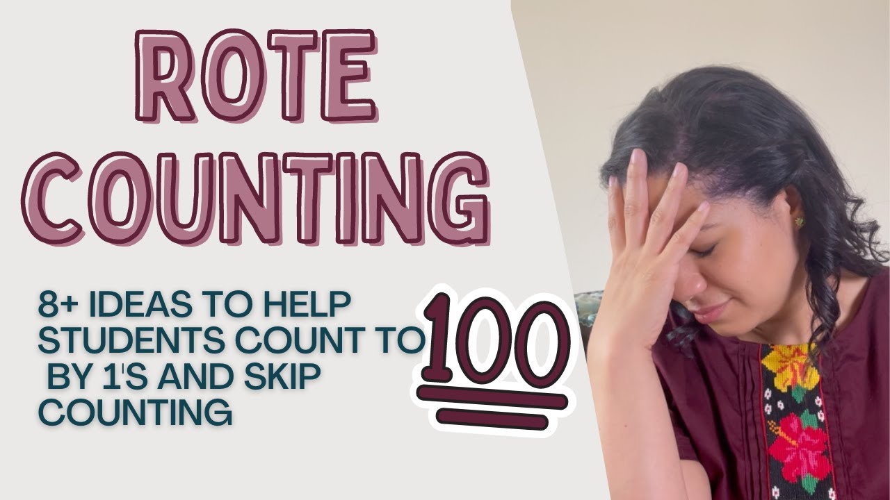 Rote Counting Activities for Counting to 100!