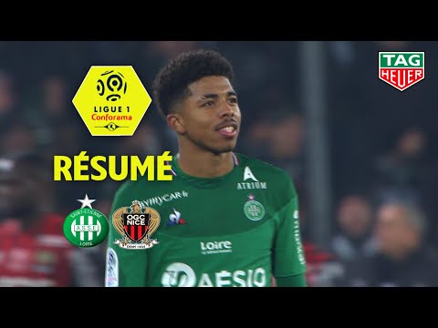 AS Saint-Etienne - OGC Nice ( 4-1 ) - Résumé - (ASSE - OGCN) / 2019-20