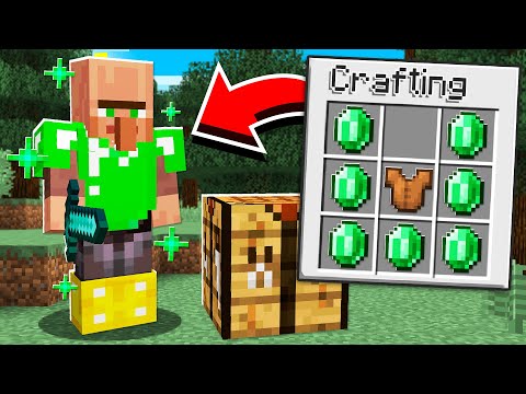 How to Craft VILLAGER ARMOR in Minecraft Tutorial!