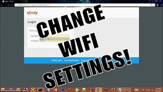 Change Xfinity/Comcast Router Settings! ALL SETTINGS!