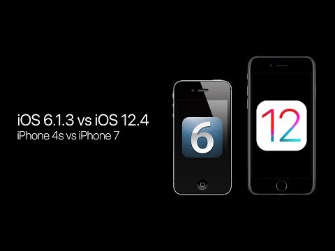 iPhone 4s iOS 6.1.3 vs iPhone 7 iOS 12.4 — Speed Test