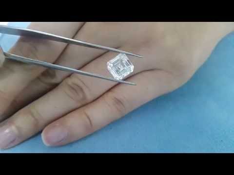 3.51 CARAT E I1 EMERALD SQUARE CUT NATURAL LOOSE DIAMOND FOR ENGAGEMENT RING