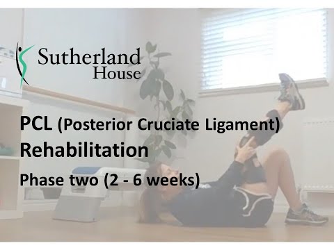 Posterior Cruciate Ligament (PCL) Rehabilitation - Phase two (2 - 6 weeks)