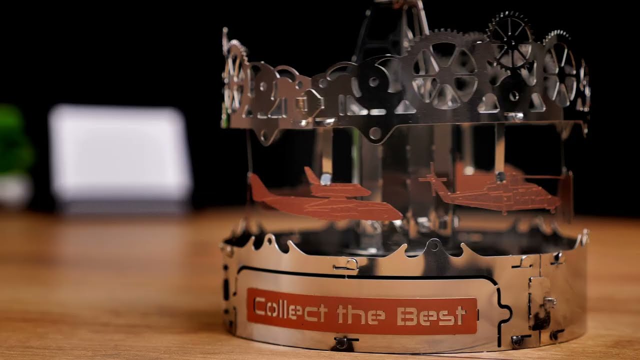 Ocelová stavebnice Riding the best Carousel