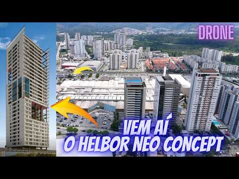 Drone em Mogi das Cruzes: Vem aí o Helbor Neo Concept (+ Mogi Shopping) - São Paulo