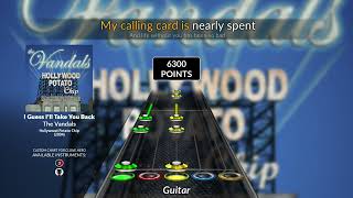 The Vandals - I Guess I'll Take You Back (Clone Hero Chart)