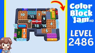 Solution du Niveau 2486 de Color Block Jam