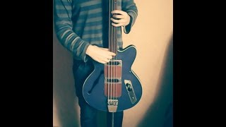 Video thumbnail for Jolana Kolor Bass. Самодельный контрабас из старой бас гитары Йолана колор. Home made Сontrabass by theEazy RB
