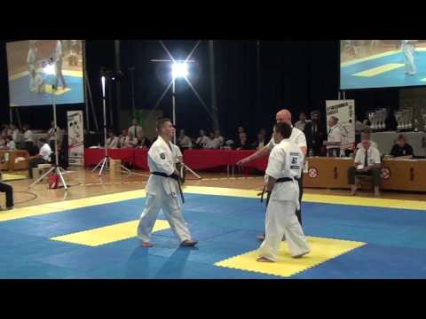 British Karate Kyokushinkai 8th Cup of Europe Artem Mikheev v Dimitriy Moisseyev