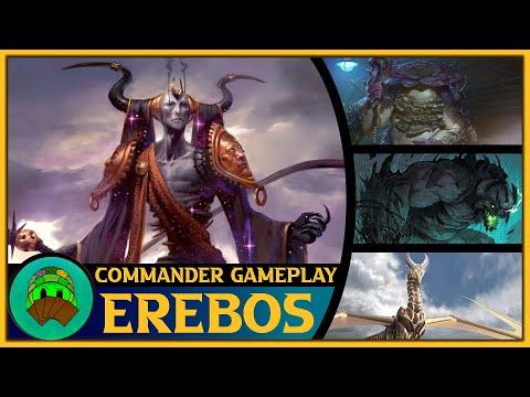 Casual Commander / EDH Gameplay | Erebos versus Slimefoot, Uro and Ramos