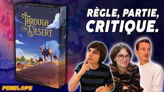 LA TRAVERSEE DU DESERT  -  La règle, la partie, la critique !   -  Le chef d'œuvre de Reiner Knizia