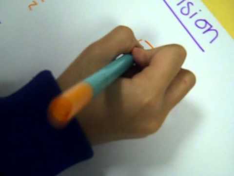 Bus stop method for division (no remainders)