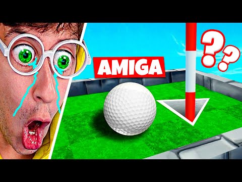 101% IMPOSIBLE ⛔! (Hoyo TROLL vs AMIGA 😂⛳) - GOLF IT