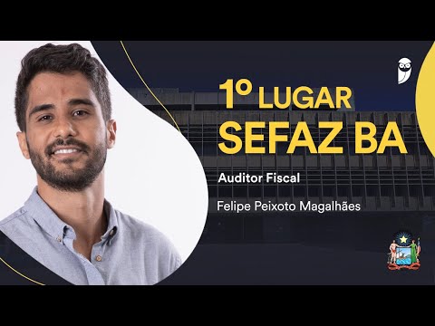 Felipe Magalhães came in 1st place for Tax Auditor at SEFAZ BA!