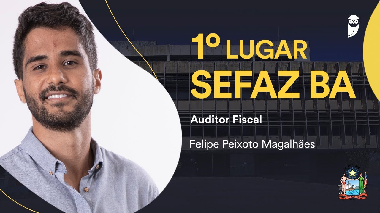 Felipe Magalhães passou em 1º lugar para Auditor Fiscal na SEFAZ BA!