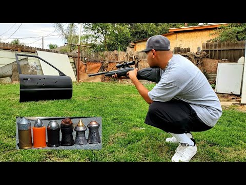 Gamo lethal and other best . 177 pellets vs car door!